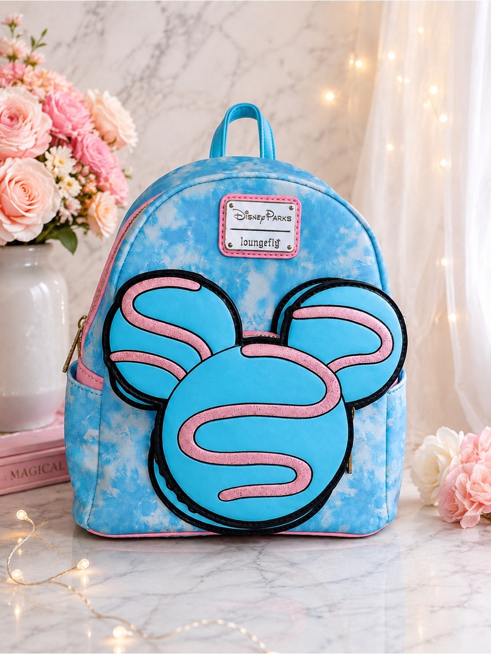 Disney Parks Loungefly Disney Eats Minnie Macaron Mini Backpack NWOT